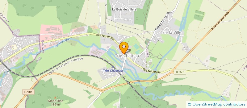 localisation de l'entreprise MONSIEUR DANIEL THIBAULT à TRIE-CHATEAU