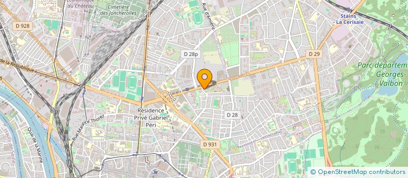 localisation de l'entreprise MONSIEUR DANIEL THIBAULT  SAINT-DENIS