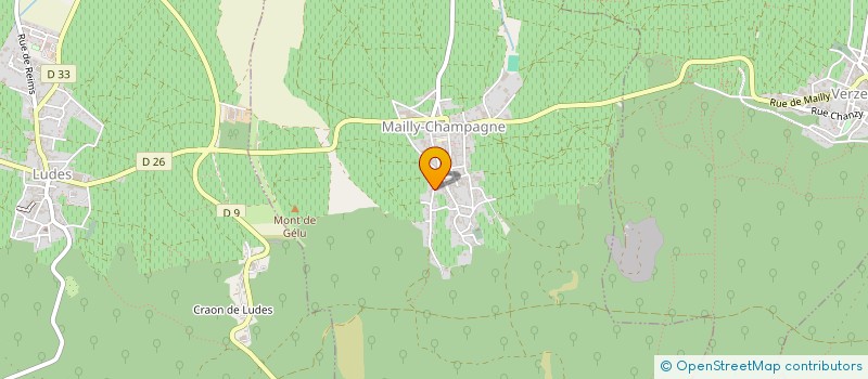 localisation de l'entreprise MONSIEUR DANIEL THIBAUT  MAILLY-CHAMPAGNE