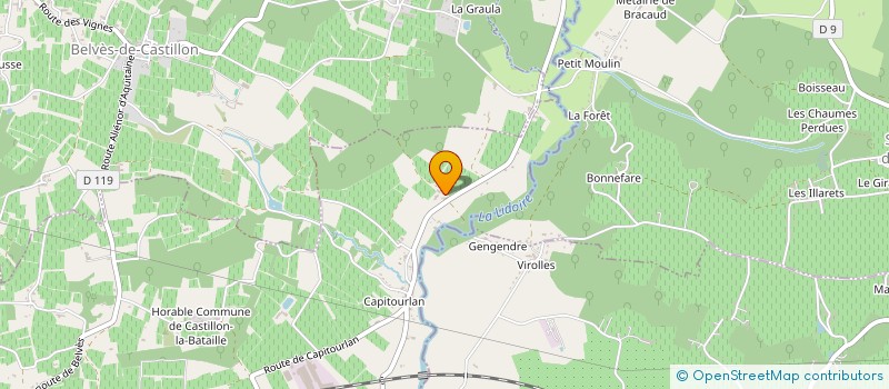 localisation de l'entreprise MONSIEUR DANIEL THIBEAU  SAINTE-COLOMBE