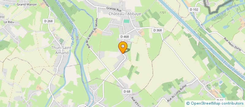 localisation de l'entreprise MONSIEUR DANIEL THIERY  CHATEAU-L'ABBAYE