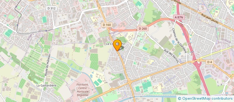 localisation de l'entreprise MONSIEUR DANIEL THIRE à LES PONTS-DE-CE