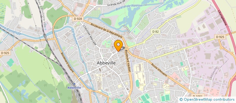 localisation de l'entreprise MONSIEUR DANIEL THIRY à ABBEVILLE