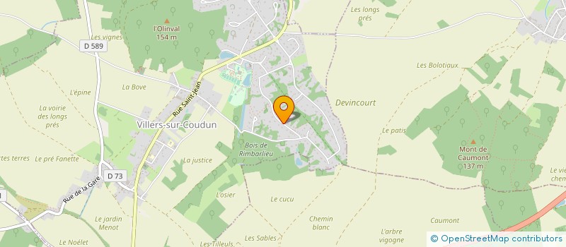 localisation de l'entreprise MONSIEUR DANIEL THOMAS à VILLERS-SUR-COUDUN
