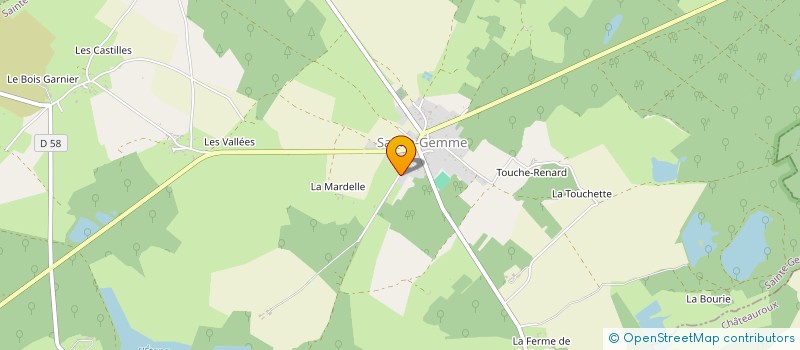 localisation de l'entreprise MONSIEUR DANIEL THOMAS à SAINTE-GEMME