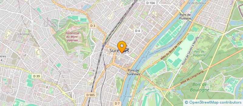 localisation de l'entreprise MONSIEUR DANIEL THOMAS à SURESNES