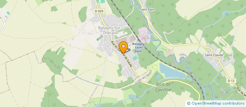 localisation de l'entreprise MONSIEUR DANIEL TIQUET  BALAGNY-SUR-THERAIN