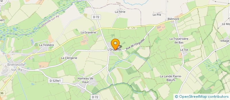 localisation de l'entreprise MONSIEUR DANIEL TIREL à BRETTEVILLE-SUR-AY