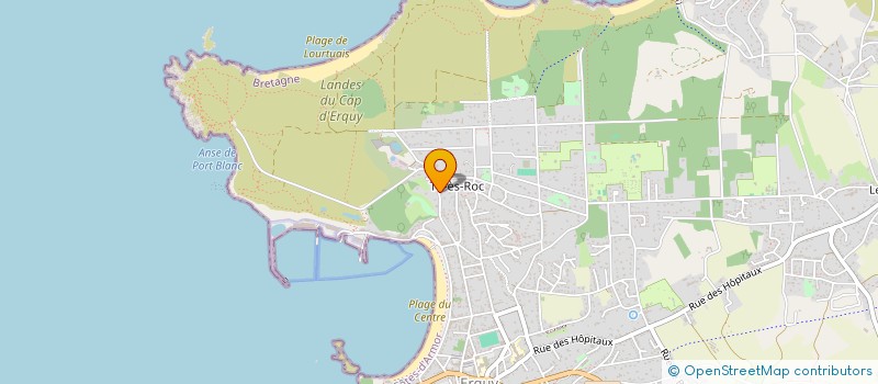 localisation de l'entreprise MONSIEUR DANIEL TISON  ERQUY