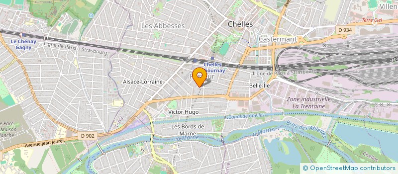 localisation de l'entreprise MONSIEUR DANIEL TOFAN  CHELLES