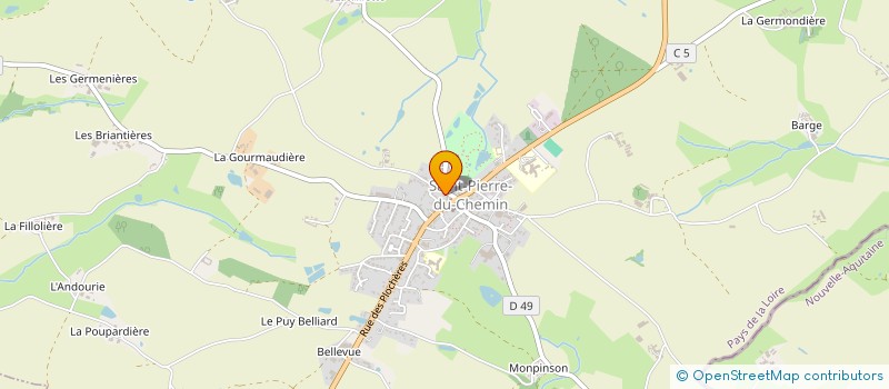 localisation de l'entreprise MONSIEUR DANIEL TOMAS à SAINT-PIERRE-DU-CHEMIN