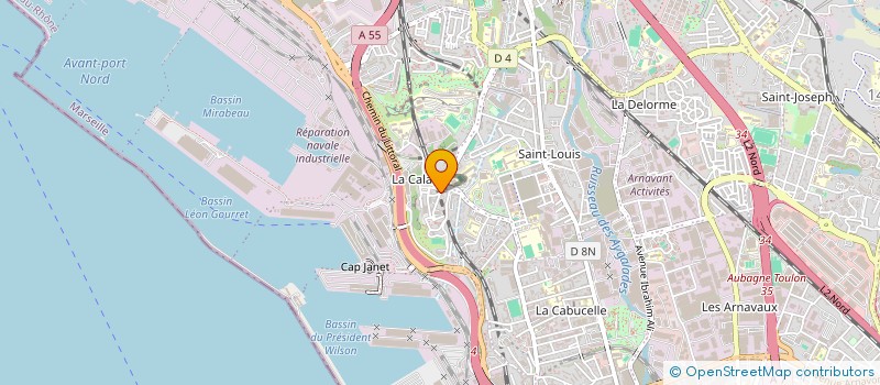 localisation de l'entreprise MONSIEUR DANIEL TONARELLI à MARSEILLE