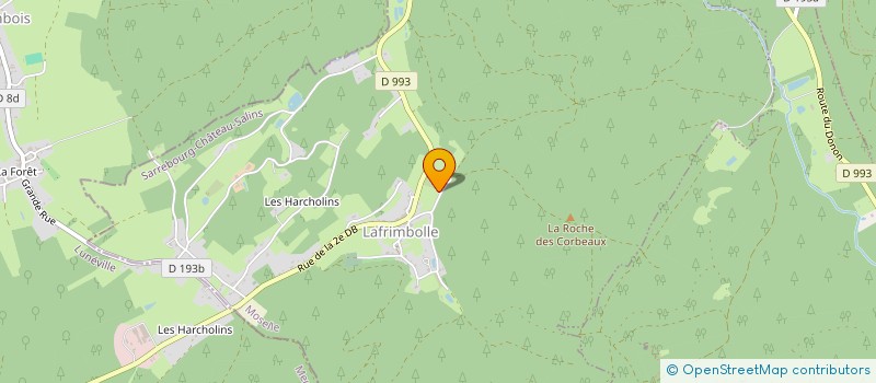 localisation de l'entreprise MONSIEUR DANIEL TOUCHE à LAFRIMBOLLE