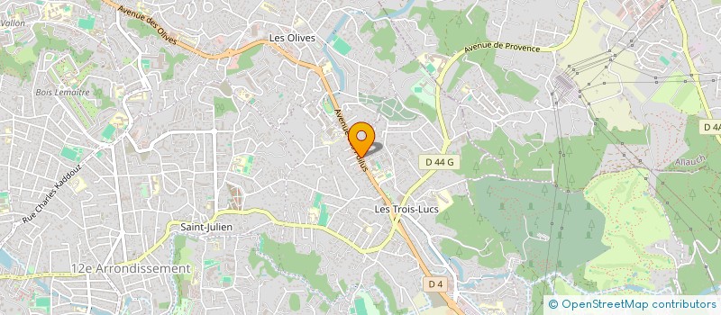 localisation de l'entreprise MONSIEUR DANIEL TOUITOU à MARSEILLE