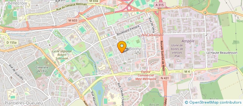 localisation de l'entreprise MONSIEUR DANIEL TOURNOIS  METZ