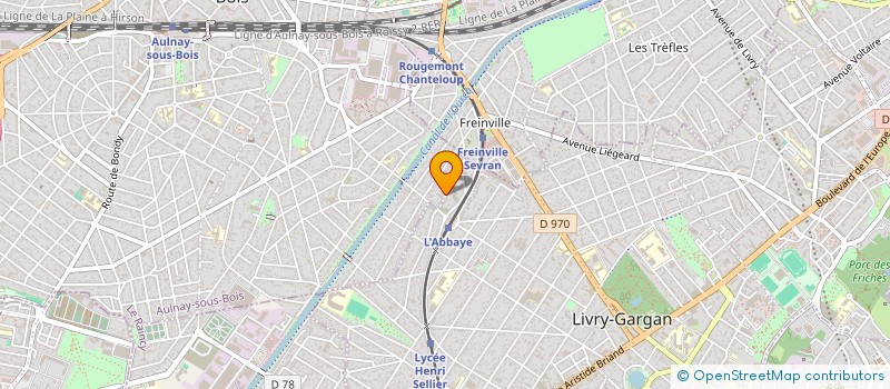 localisation de l'entreprise MONSIEUR DANIEL TOUSSIN à AULNAY-SOUS-BOIS