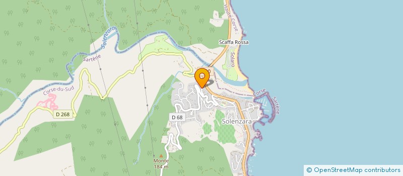 localisation de l'entreprise MONSIEUR DANIEL TRANCHON  SARI-SOLENZARA