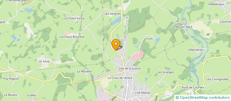 localisation de l'entreprise MONSIEUR DANIEL TRAYAUD à AUZANCES