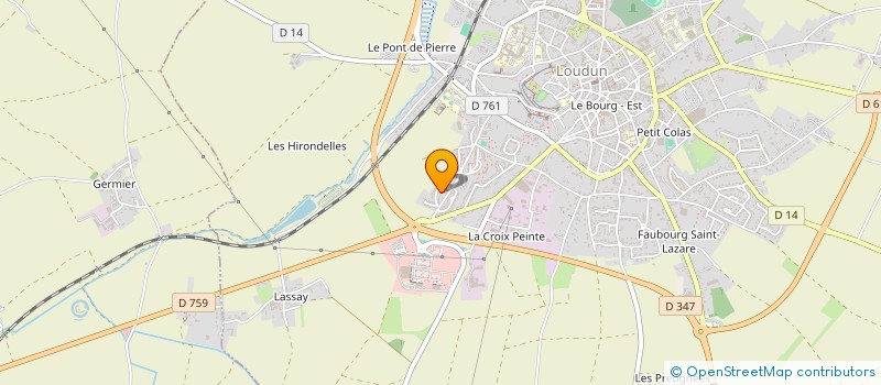 localisation de l'entreprise MONSIEUR DANIEL TREMBLAY à LA ROCHE-RIGAULT