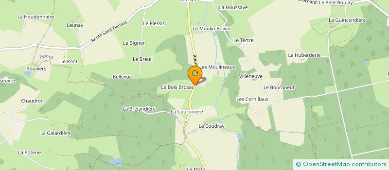 localisation de l'entreprise MONSIEUR DANIEL TREMEREL à FEINGS