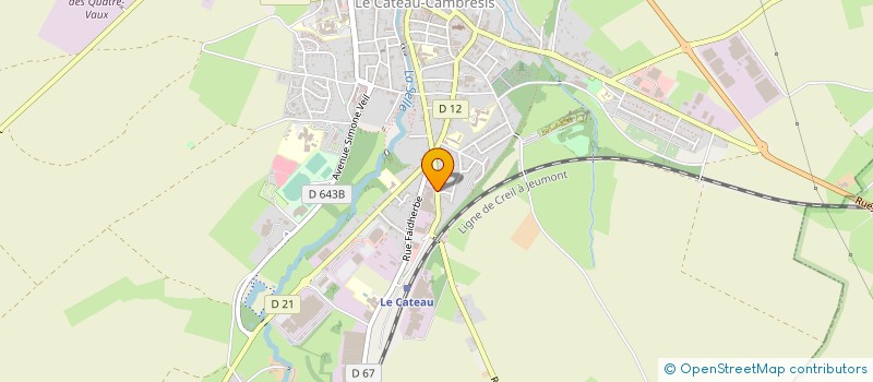 localisation de l'entreprise MONSIEUR DANIEL TREPPO à LE CATEAU-CAMBRESIS