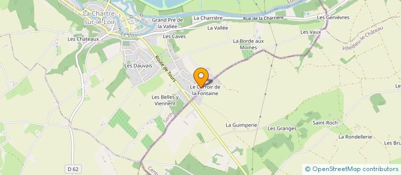 localisation de l'entreprise MONSIEUR DANIEL TREUSSART  LA CHARTRE-SUR-LE-LOIR