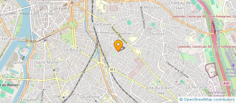 localisation de l'entreprise MONSIEUR DANIEL TREYERAN à TOULOUSE