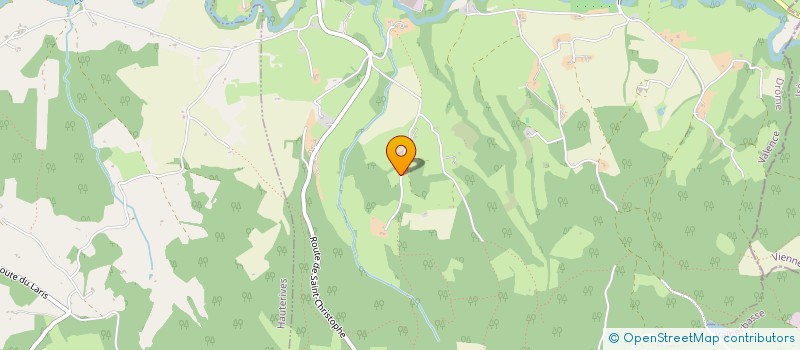 localisation de l'entreprise MONSIEUR DANIEL TRIBOULIER à LE GRAND-SERRE