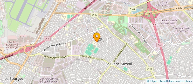 localisation de l'entreprise MONSIEUR DANIEL TRIFOI à LE BLANC-MESNIL