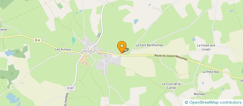 localisation de l'entreprise MONSIEUR DANIEL TROCHET  VESDUN