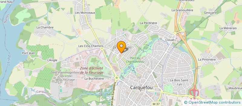 localisation de l'entreprise MONSIEUR DANIEL TRUIN à CARQUEFOU