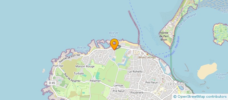 localisation de l'entreprise MONSIEUR DANIEL TSCHAINE  LE CROISIC