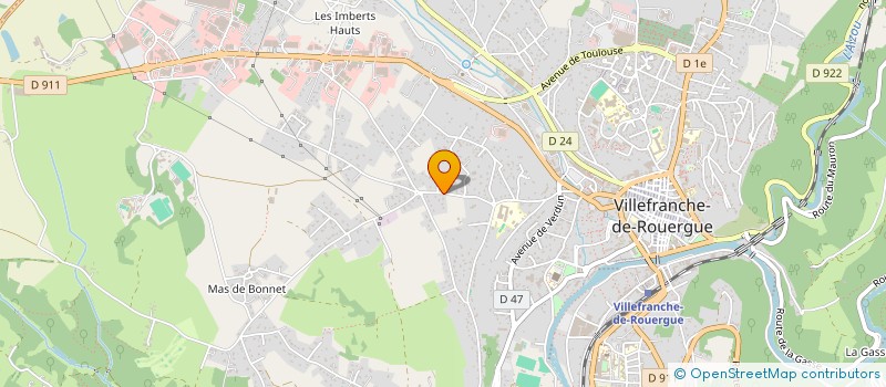 localisation de l'entreprise MONSIEUR DANIEL TURQUET à VILLEFRANCHE-DE-ROUERGUE