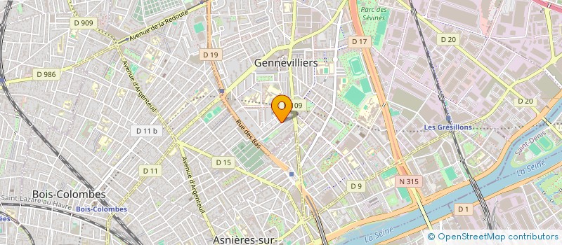 localisation de l'entreprise MONSIEUR DANIEL TZIPKINE à GENNEVILLIERS
