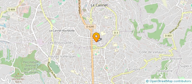 localisation de l'entreprise MONSIEUR DANIEL UGUEN à LE CANNET