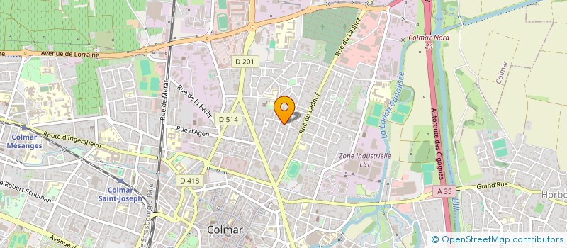 localisation de l'entreprise MONSIEUR DANIEL UHMANN  COLMAR