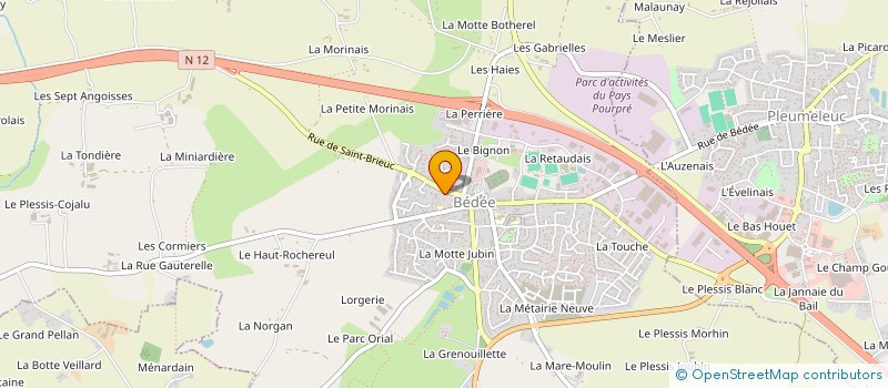 localisation de l'entreprise MONSIEUR DANIEL URSU  BEDEE