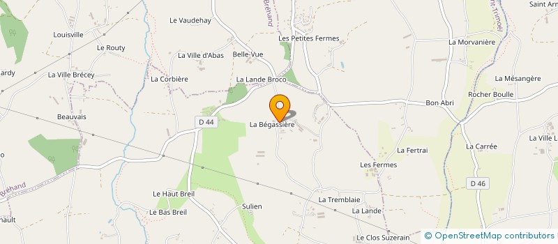 localisation de l'entreprise MONSIEUR DANIEL URVOY à TREBRY