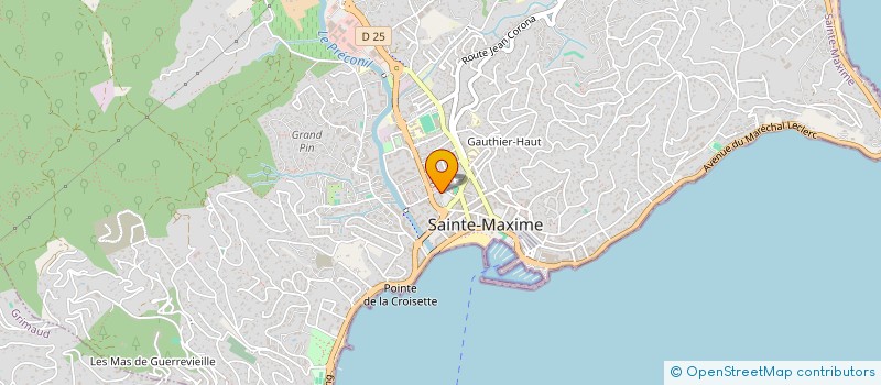 localisation de l'entreprise MONSIEUR DANIEL USAI à SAINTE-MAXIME