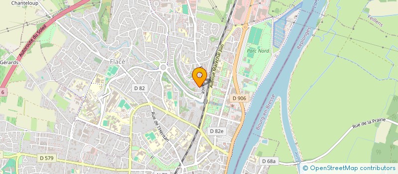 localisation de l'entreprise MONSIEUR DANIEL VACHERESSE à MACON