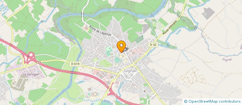 localisation de l'entreprise MONSIEUR DANIEL VACQUIER à GIGNAC