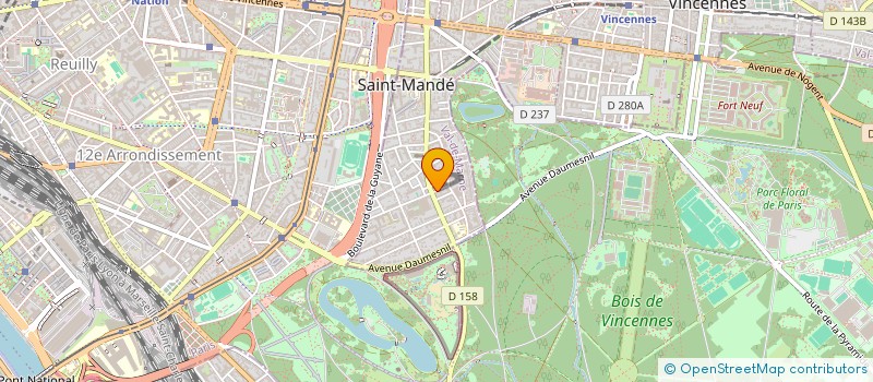 localisation de l'entreprise MONSIEUR DANIEL VACRATE à SAINT-MANDE