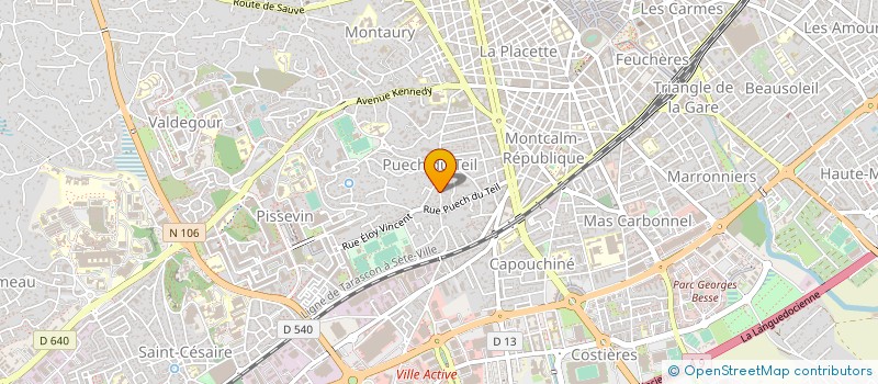 localisation de l'entreprise MONSIEUR DANIEL VAILHE  NIMES