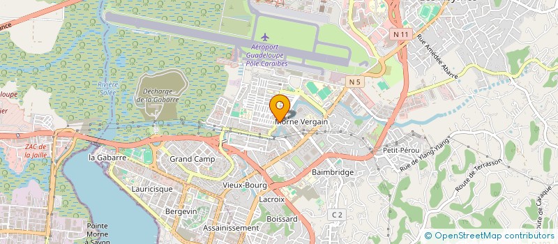 localisation de l'entreprise MONSIEUR DANIEL VAINQUEUR à LES ABYMES
