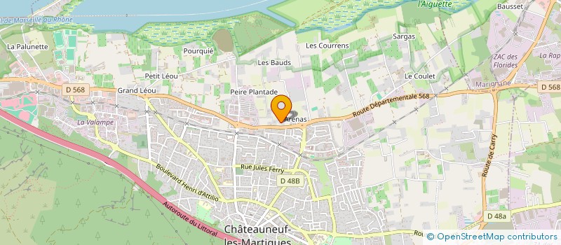 localisation de l'entreprise MONSIEUR DANIEL VALENTIN  CHATEAUNEUF-LES-MARTIGUES