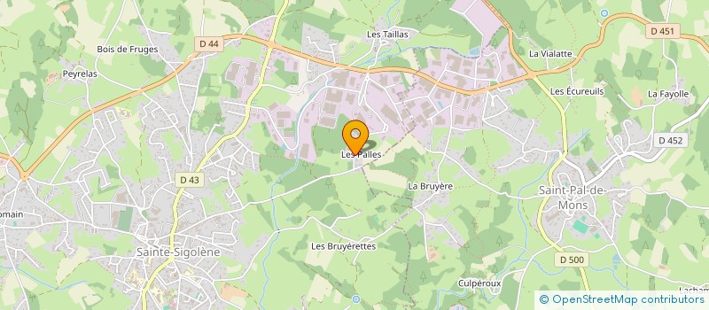 localisation de l'entreprise MONSIEUR DANIEL VALENTIN  SAINTE-SIGOLENE