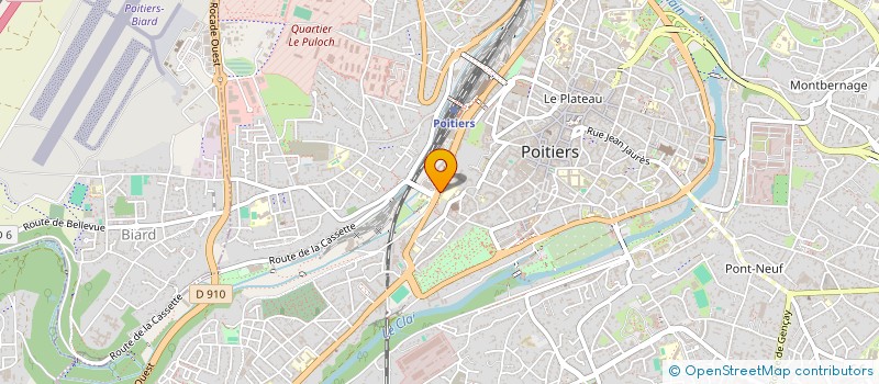 localisation de l'entreprise MONSIEUR DANIEL VALLET à POITIERS