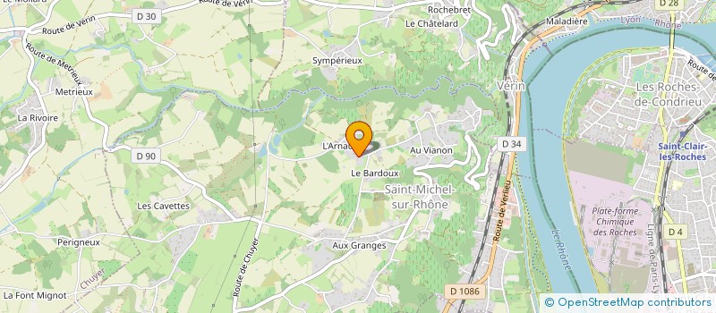 localisation de l'entreprise MONSIEUR DANIEL VALLIN à SAINT-MICHEL-SUR-RHONE