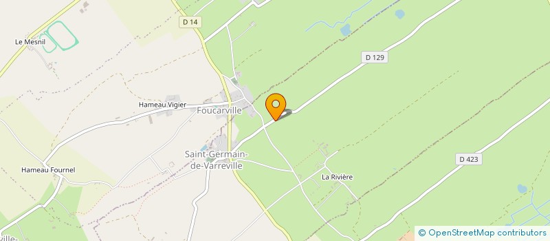 localisation de l'entreprise MONSIEUR DANIEL VALOGNE  AUDOUVILLE-LA-HUBERT