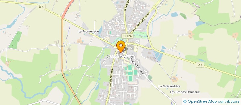 localisation de l'entreprise MONSIEUR DANIEL VAN DE MOORTELE à COSSE-LE-VIVIEN